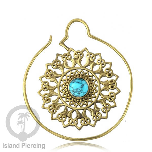 Tindik Kuningan dengan Batu, ukuran 1.2mm dan 4mm Brass Piercing Jewelry with Stone