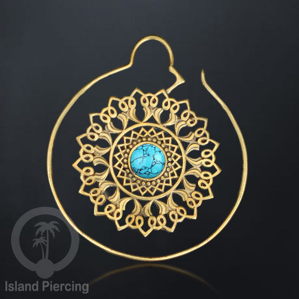 Tindik Kuningan dengan Batu, ukuran 1.2mm dan 4mm Brass Piercing Jewelry with Stone