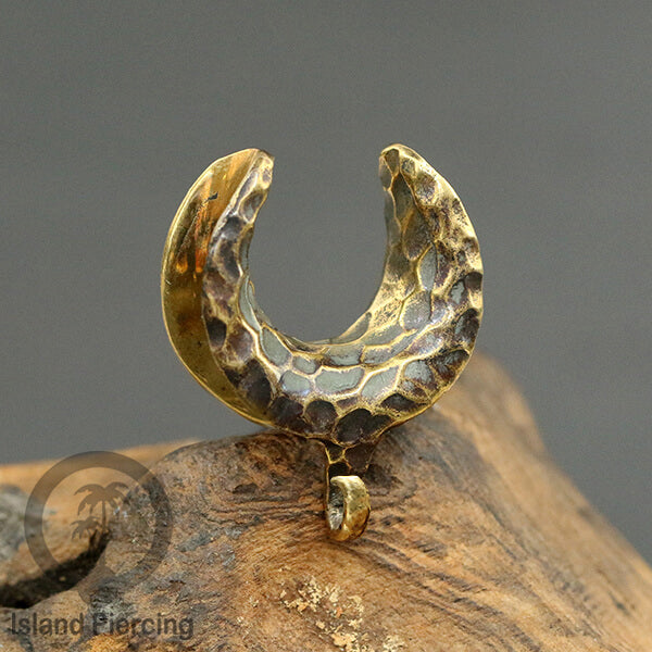 DIY Brass Ear-saddle Tindik plug kuningan dengan gantungan kecil biar bisa buat desain sendiri