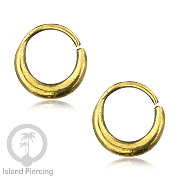 Septum piercing dan Tindik anting kuningan, Daith, Tragus dan Helix Piercing