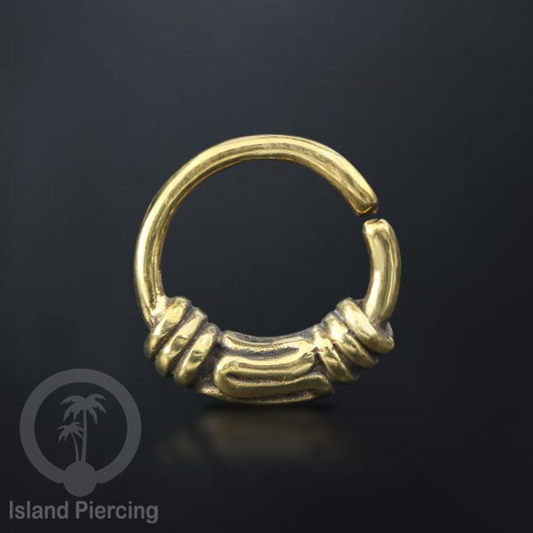 Septum piercing dan Tindik anting kuningan, Daith, Tragus dan Helix Piercing