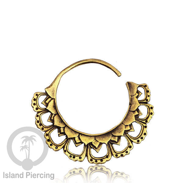 Anting Tindik Kuningan, Trbal Brass jewelry, cocok untuk semua ukuran lubang telinga