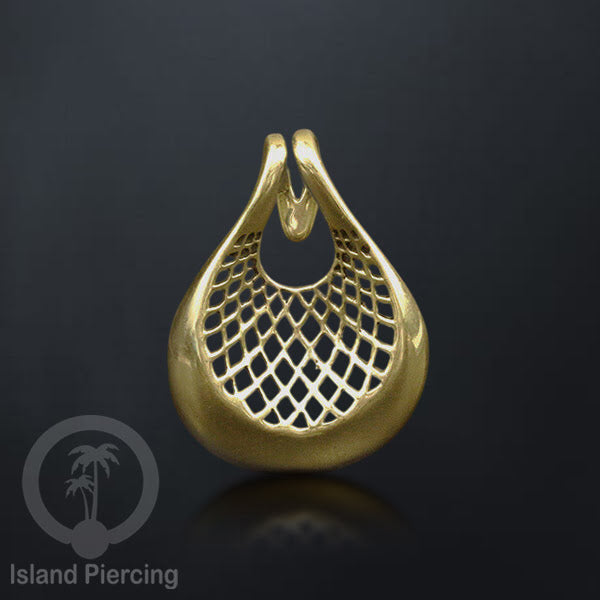 Brass Body Piercing Expander, Tindik Lubang Kuping Besar, Perhiasan Tindik Kuningan