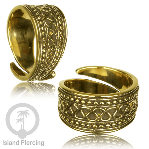 Cin-cin Kuningan motif Bali Brass finger Rings Bali style