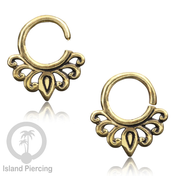 Septum Piercing dan Tindik anting Kuningan telinga Tragus dan Helix Piercing 1.6mm