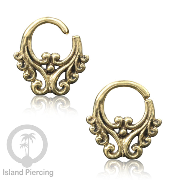 Septum Piercing dan Tindik anting Kuningan telinga Tragus dan Helix Piercing 1.6mm