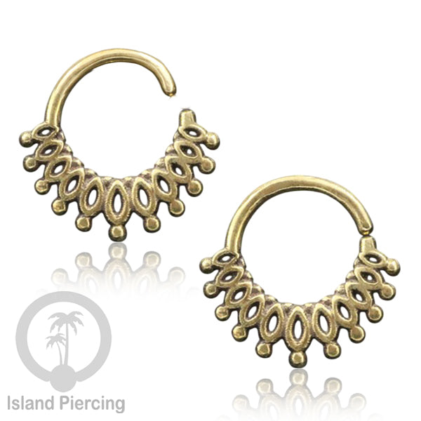 Septum Piercing dan Tindik anting Kuningan telinga Helix dan Tragus Piercing Istimewa