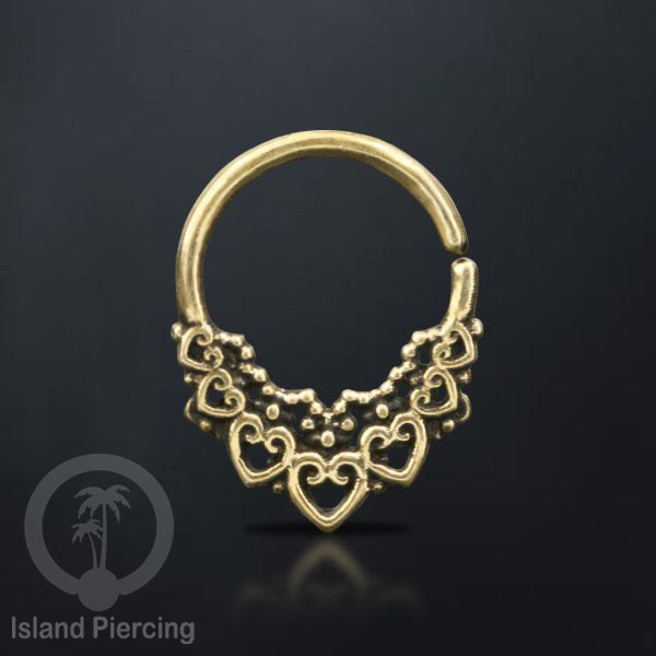 Septum Piercing dan Tindik anting Kuningan telinga Helix dan Tragus Piercing Istimewa