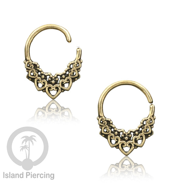 Septum Piercing dan Tindik anting Kuningan telinga Helix dan Tragus Piercing Istimewa