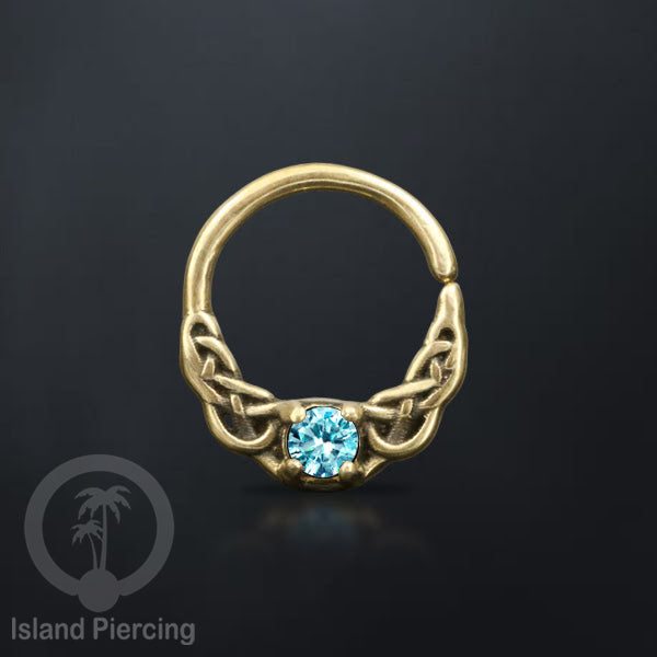 Septum Piercing dan Tindik Kuningan Telinga Tragus dan Helix Piercing Batu dan Kristal