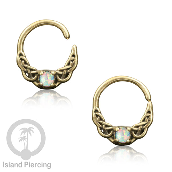 Septum Piercing dan Tindik Kuningan Telinga Tragus dan Helix Piercing Batu dan Kristal