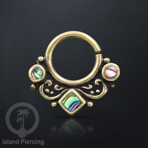 Septum Piercing dan Tindik Kuningan telinga Tragus dan Helix Piercing Kerang Laut