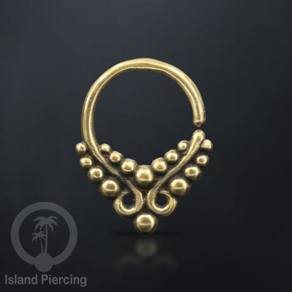Septum Piercing dan Tindik anting Kuningan telinga Tragus, Daith & Helix Piercing