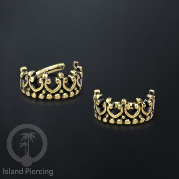 Piercing Brass Tindik Kuningan Telinga Tragus dan Helix Piercing ukuran 6 & 8mm