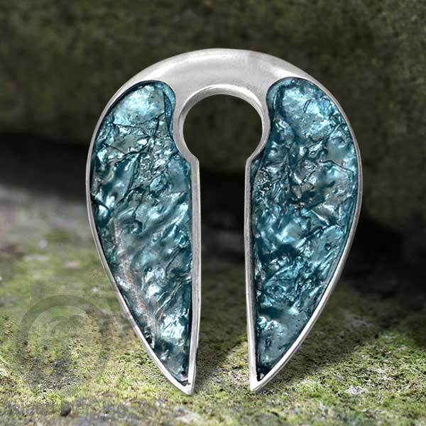 Tindik Anting Piercing Epoxy dan Kuningan Ear Expander dan Ear Clicker