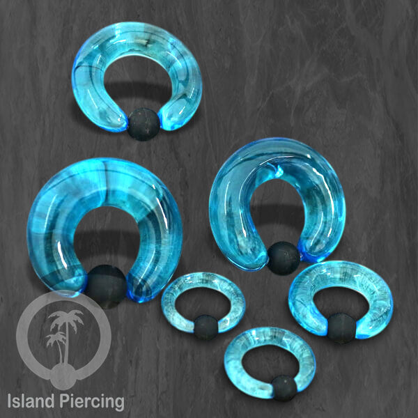 Anting BCR Piercing Kaca Pyrex byk pilihan, Cocok Tindik anting dan Septum.