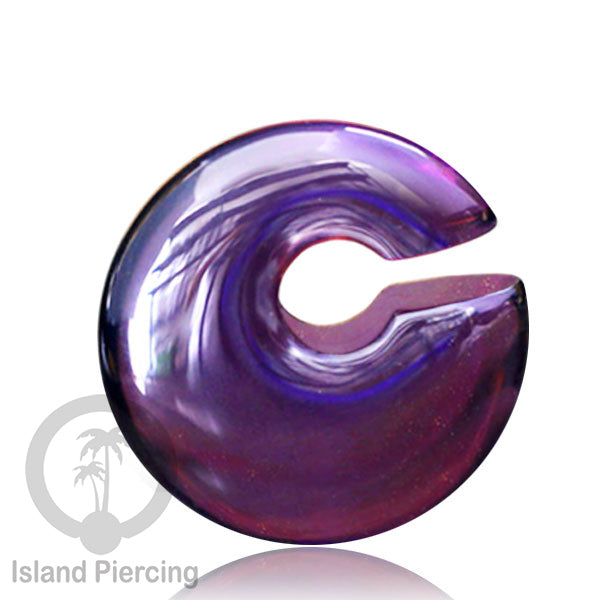 Anting Tindik Kaca Pyrex Piercing khusus Lubang Telinga Besar Glass Ear Weight