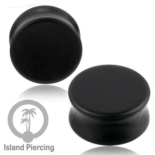 Anting Plug dari Piercing buat dari Kaca Pyrex. Tindik Plug sand-blast, frosted style pilihan banyak warna