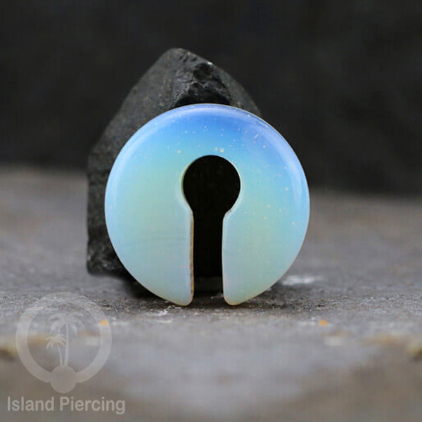 Anting Tindik Batu Piercing bundar khusus Lubang Telinga Besar Stone Ear Weight