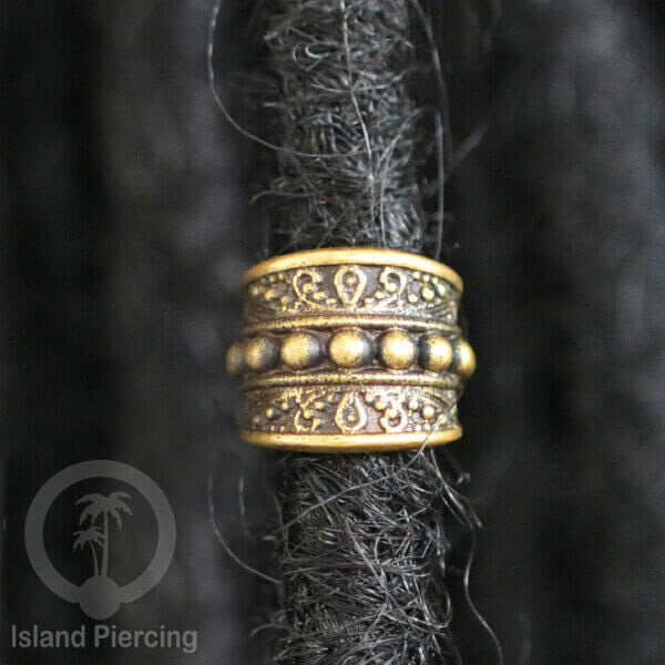 Brass Ear-cuffs anting perhiasan kuningan penjepit telinga selera Tribal Piercing.