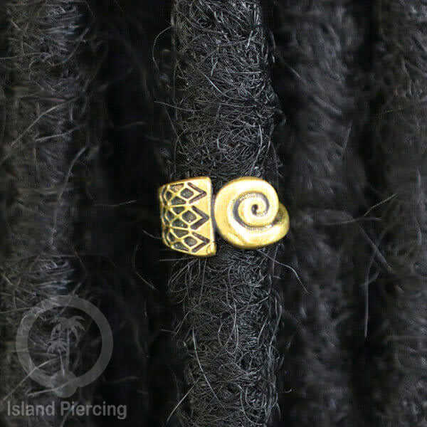 Brass Ear-cuffs anting perhiasan kuningan penjepit telinga motif Ethnic Piercing.
