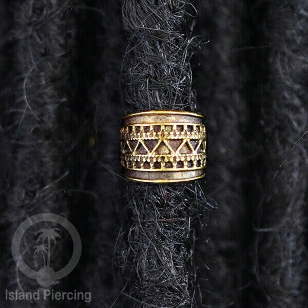 Brass Ear-cuffs anting perhiasan kuningan penjepit telinga selera Tribal Piercing.