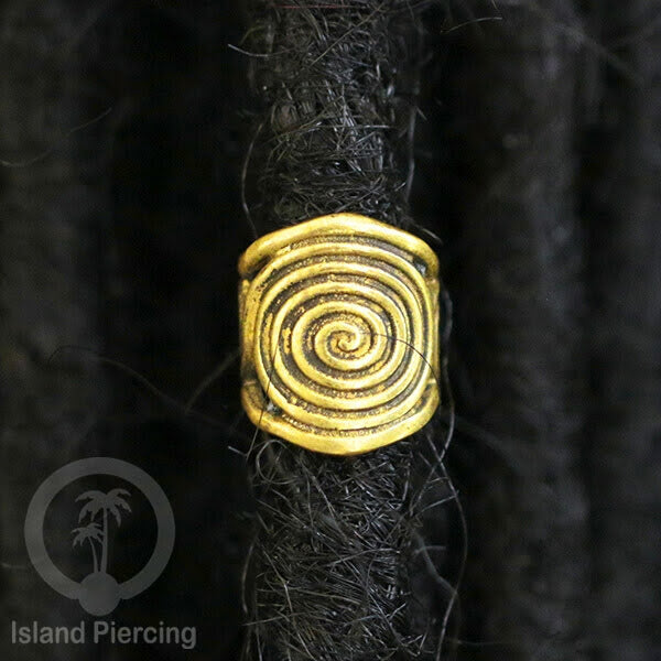 Brass Ear-cuffs anting perhiasan kuningan penjepit telinga motif Ethnic Piercing.