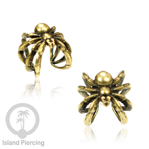 Brass Ear-cuffs anting perhiasan kuningan penjepit telinga variasi Binatang & Seranga