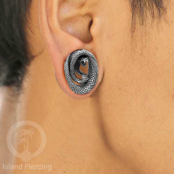 White Brass Ear-plug Tindik plug kuningan model unik dan istimewa
