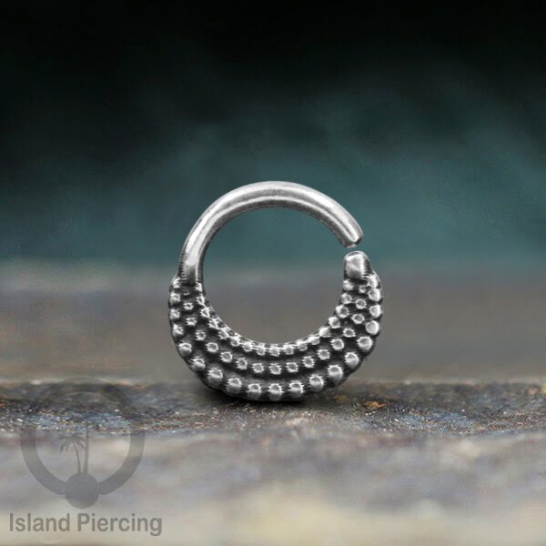Septum Piercing dan Tindik Anting Perak, 925 Silver, Tragus, Daith dan Helix Piercing 6,8,10mm