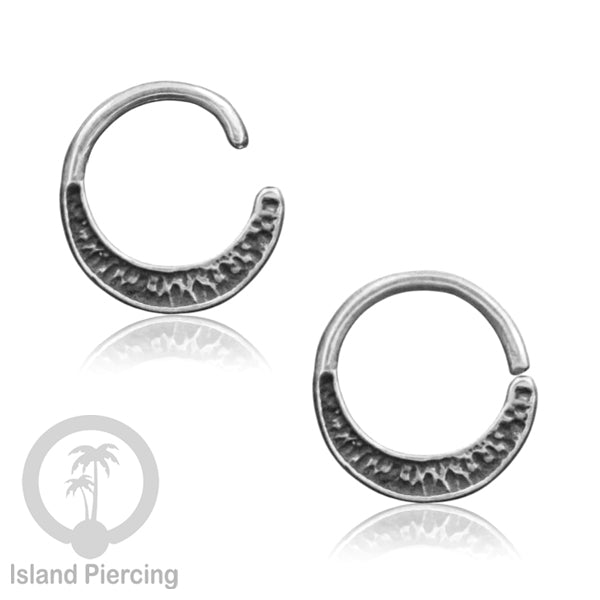Septum Piercing dan Tindik Anting Perak, 925 Silver, Tragus, Helix dan Daith Piercing 6,8,10mm