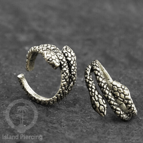 Piercing dan Tindik Anting Perak, 925 Silver, Daith, Tragus dan Helix Piercing 6 & 8mm