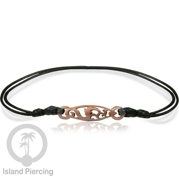 Gelang Tangan Tali yang pakai Liotin kayu model yang menarik, cocok untuk semua umur