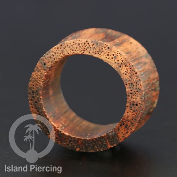 Ear Tunnel tindik buatan tangan dari kayu Aren, Kelapa dan Honey wood.