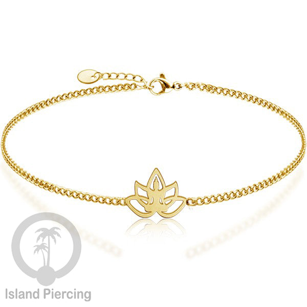 Gelang Tangan buatan Stainless Steel banyak pilihan motif. Cocok untuk Anak dan Dewasa, warna gold.