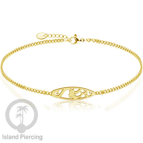 Gelang stainless steel, gelang laba-laba, gelang papan selancar, gelang ular, gelang mandala, warna gold.