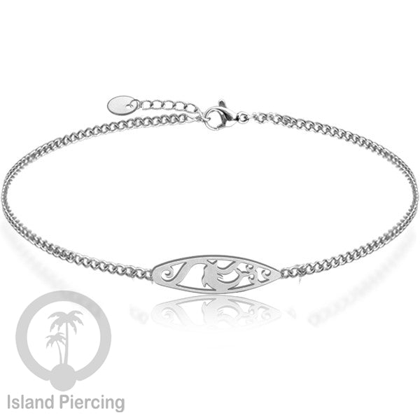 Gelang stainless steel, gelang laba-laba, gelang papan selancar, gelang ular, gelang mandala, warna silver.
