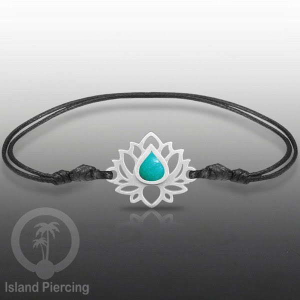 Gelang Tangan Lotus buatan baja stainless steel warna gold dan silver dengan warna Epoxy