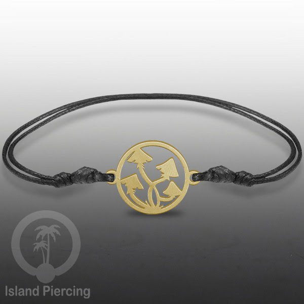 Gelang Tangan buatan baja Stainless Steel warna gold banyak pilihan motif. Cocok untuk Anak dan Dewasa