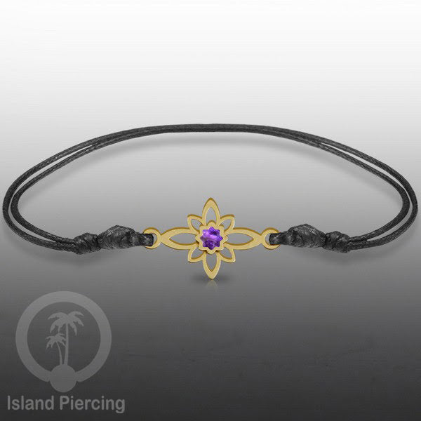 Gelang Tangan Stainless Steel motif Mandala dan Bunga warna gold dekorasi dengan Epoxy
