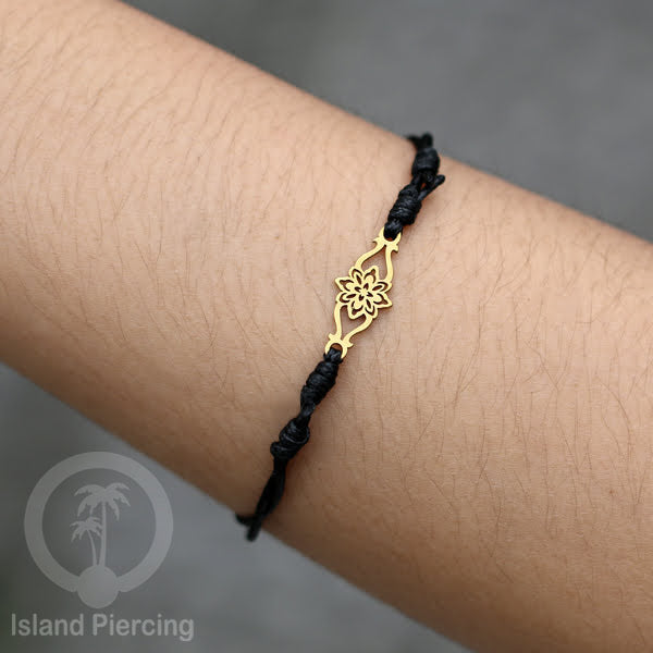 Gelang Tangan unik dari Stainless Steel warna gold tersedia pilihan desain yang istemewa