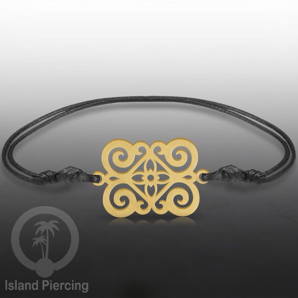Gelang Tangan unik dari Stainless Steel warna gold tersedia pilihan desain yang istemewa