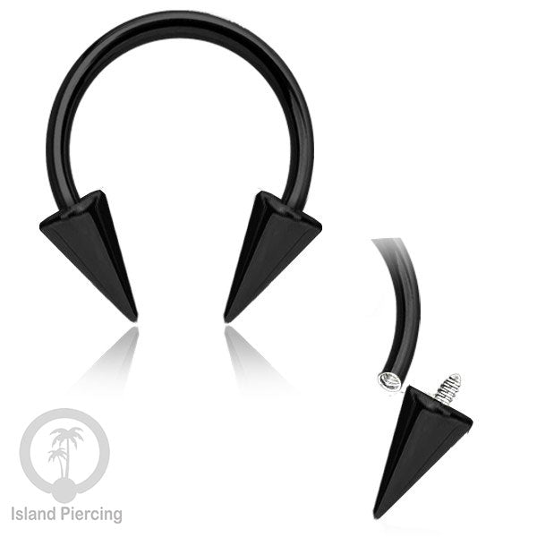 Circular Barbell model yang polos warna silver dan hitam pilihan 3 model