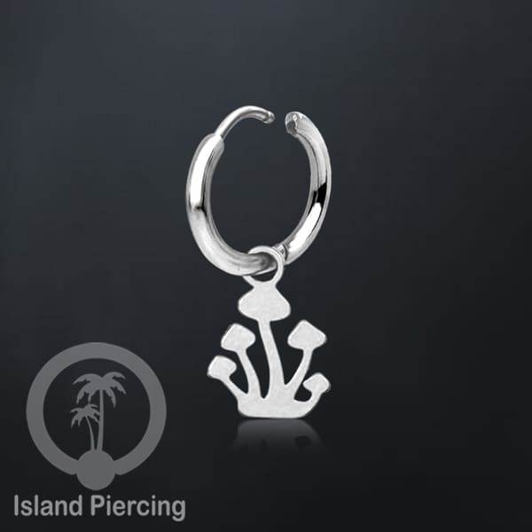 Anting Hoop Stainless Steel dengan Hiasan Perhiasan banyak pilihan model menarik warna silver
