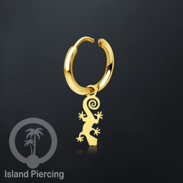 Anting Hoop Stainless Steel dengan Hiasan Perhiasan banyak pilihan model menarik warna gold
