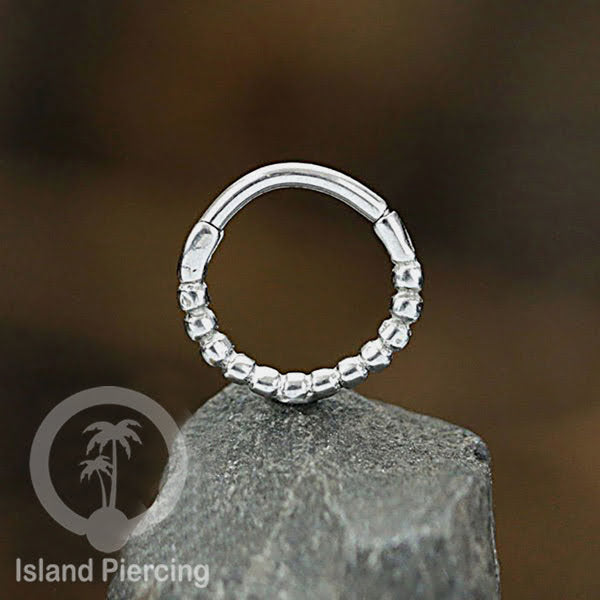 Anting Stainless Septum Nose Piercing warna Rose Gold, Silver, Gold