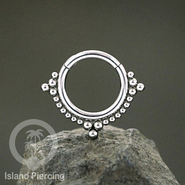 Stainless Anting piercing Septum Clicker Nose Piercing tragus helix