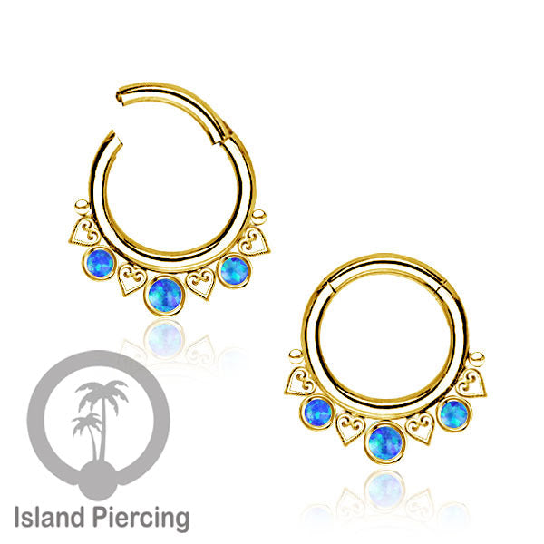 Stainless Anting Piercing Tragus Anting Labret Septum Tiga batu