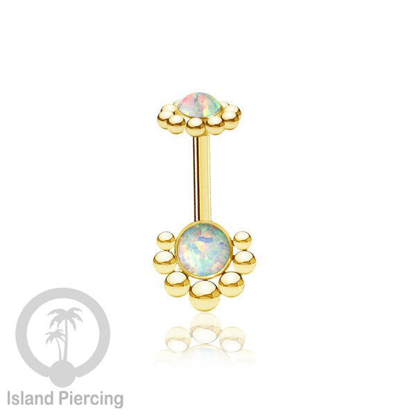 Anting Piercing Helix Stainless warna gold dengan batu banyak variasi, anting tindik baja beda