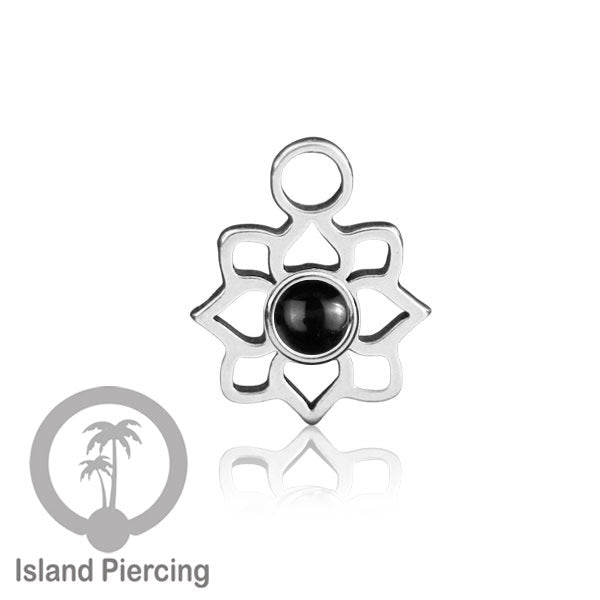 Body Jewelry Charm, Liontin kecil, Stainless charm, bracelet charm, warna silver dengan epoxy.